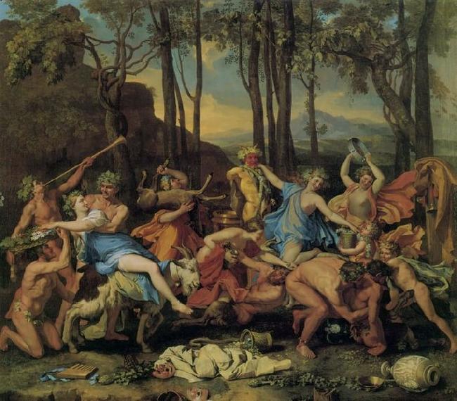 Nicolas Poussin The Triumph of Pan Norge oil painting art